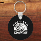 Kindness Anti Pesten Week Schattige is de geitenst Sleutelhanger (Voorkant)
