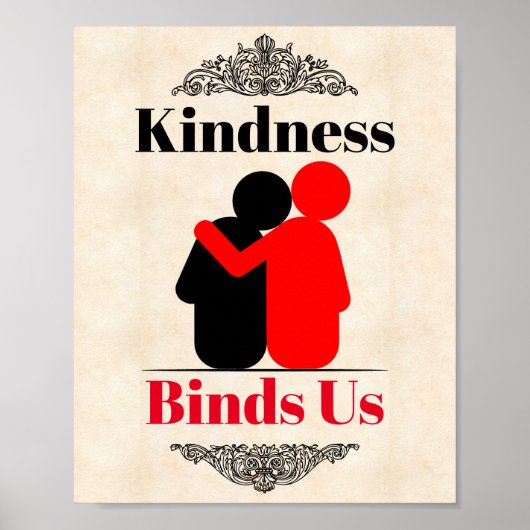 Kindness bindt ons Poster (Voorkant)