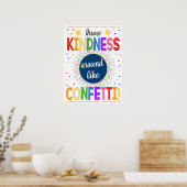 Kindness Confetti Classroom Poster (Keuken)
