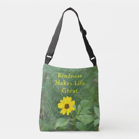 Kindness Daisy Canvas tas (Voorkant)