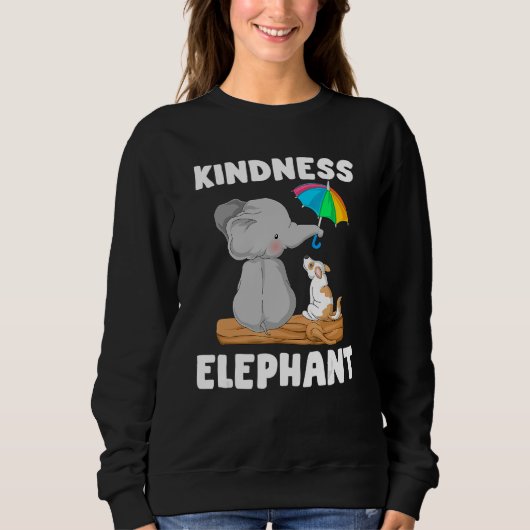 Kindness elephant Unity Day  Orange Anti Bullying Trui (Voorkant)