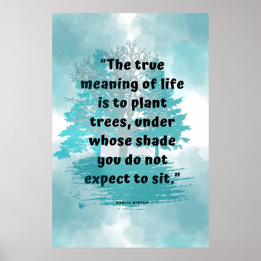 Kindness en Good Will Wisdom Quote Wall Poster (Voorkant)