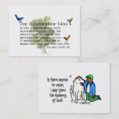 Kindness en Kingdom Whispers Visitekaartje (Voorkant / Achterkant)