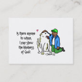 Kindness en Kingdom Whispers Visitekaartje (Achterkant)