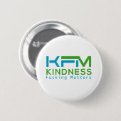 Kindness Fing Matters Ronde Button 5,7 Cm (Voorkant /achterkant)