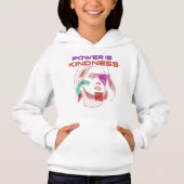 Kindness Girl's Pullover Sweat - shirt à capuche (Devant)