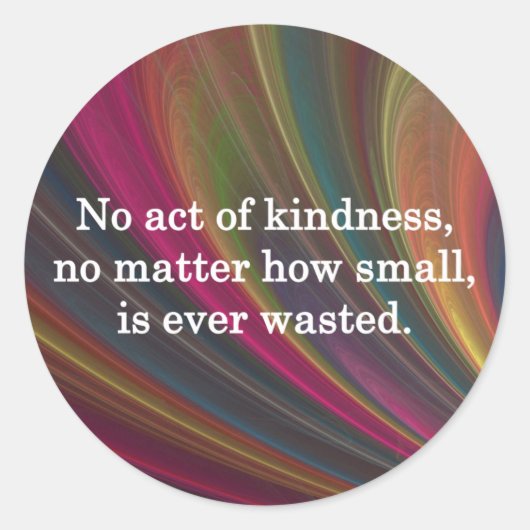 Kindness groeit Sweeter met elke herinnering Ronde Sticker (Voorkant)