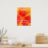 Kindness Inspiration Poster Citation Plato Hibiscu (Cuisine)