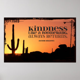Kindness Inspirerend Poster afdrukken