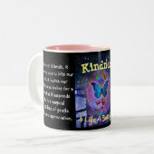 Kindness is als een Mok van een botervliegkoffie (Voorkant links)