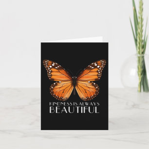 Kindness is altijd prachtig monarch Butterfly Gif Kaart