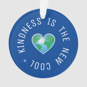 Kindness is het nieuwe coole citaat ornament
