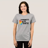Kindness is Kinetic  Tri-Blend Shirt (Voorkant volledig)