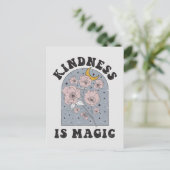 Kindness is Magic Flowers Briefkaart (Staand voorkant)