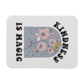 Kindness is Magic Flowers Magneet (Horizontaal)