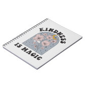 Kindness is Magic  Flowers Notitieboek (Linkerzijde)