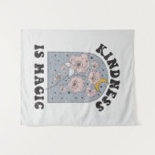 Kindness is Magic  Flowers Wandkleed (Voorkant (horizontaal))