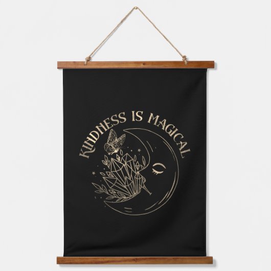 Kindness is magisch hemellichaam hangend wandkleed (Voorkant)