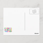 Kindness is nooit verspild briefkaart (Achterkant)
