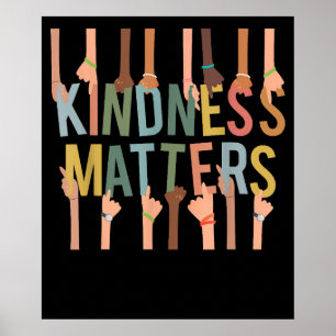 Kindness is van belang voor de integratie van anti poster