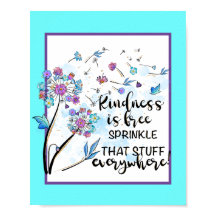 Kindness is vrij Poster