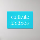 Kindness kweken in AI Aqua Canvas Art (Voorkant)