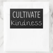 Kindness kweken rechthoekige sticker (Tas)