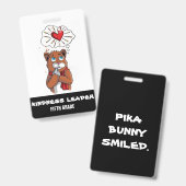 Kindness Leader Badge Pass Enseignant de cinquième (Avant & arrière)