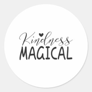 Kindness magisch ronde sticker