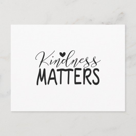 Kindness matters briefkaart (Voorkant)