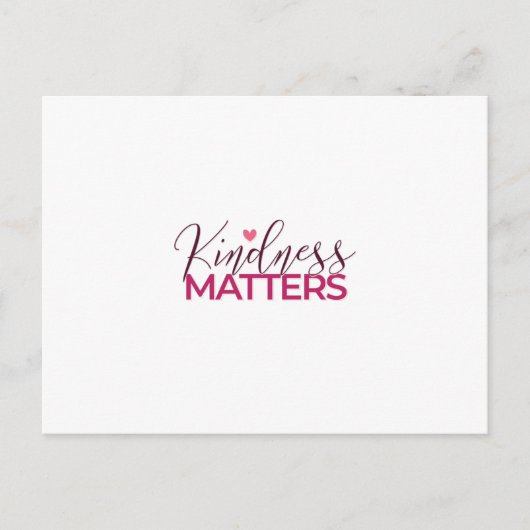 Kindness Matters Briefkaart (Voorkant)