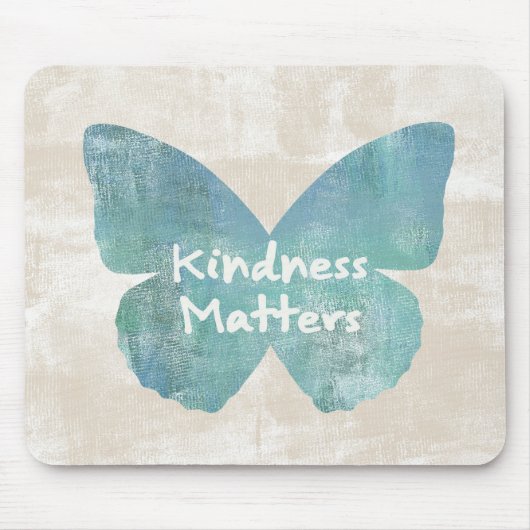 Kindness Matters Butterfly Muismat (Voorkant)