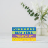 Kindness Matters Cards - V2 Contactkaartje (Staand voorkant)