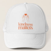 Kindness Matters Casquette - Coeur & Mains Compass (Devant)