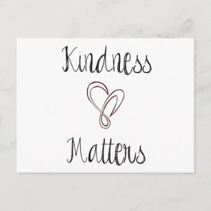 Kindness Matters Heart Briefkaart