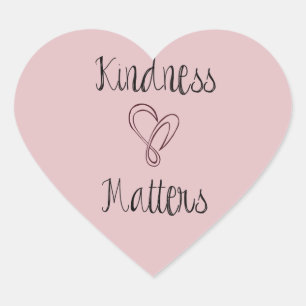 Kindness Matters Heart Hart Sticker