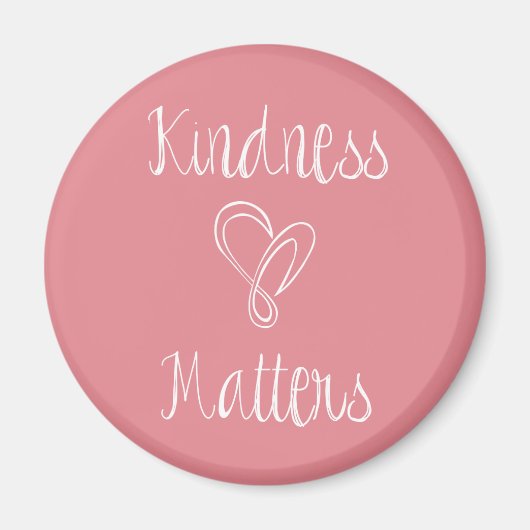 Kindness Matters Heart Magneet (Voorkant)