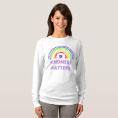 Kindness Matters | Regenboog T-shirt (Voorkant volledig)