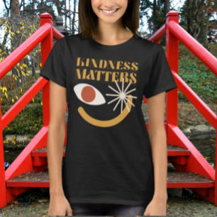 Kindness Matters Shirt - Leuke Abstracte glimlach 