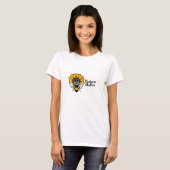 Kindness Matters Sunflower Bee T-shirt (Voorkant volledig)