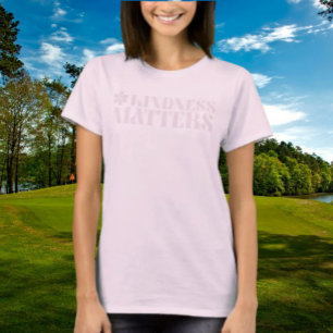 Kindness Matters T-shirt – met bloemontwerp