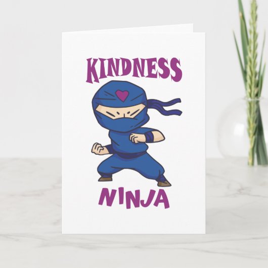 Kindness Ninja, gevecht tegen pesterijen Kaart (Voorkant)