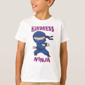 Kindness Ninja, gevecht tegen pesterijen T-shirt (Voorkant)