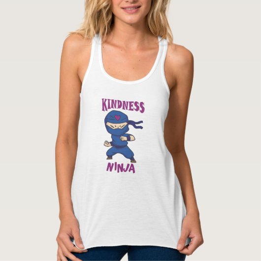 Kindness Ninja, gevecht tegen pesterijen Tanktop (Voorkant)