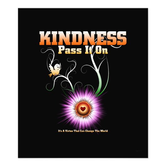 KINDNESS - Passez-le sur l'impression photo (Devant)