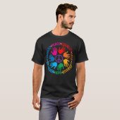 Kindness Peace Equality Love Hope Diversity Human  T-shirt (Voorkant volledig)