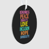 Kindness Peace Equality Love Inclusion Hope Divers (devant)