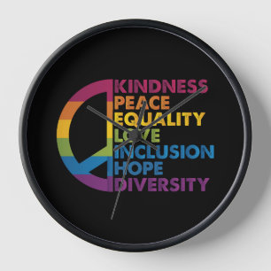 Kindness Peace Love Inclusion Hope Divers