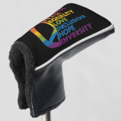 Kindness Peace Love Inclusion Hope Divers Golfheadcover (3/4 voorkant)