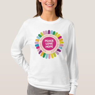 Kindness Peace Love Inclusion Hope Divers T-shirt